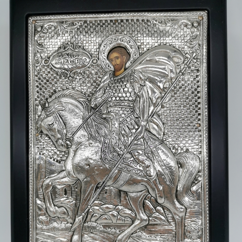 Greek Silver Icon